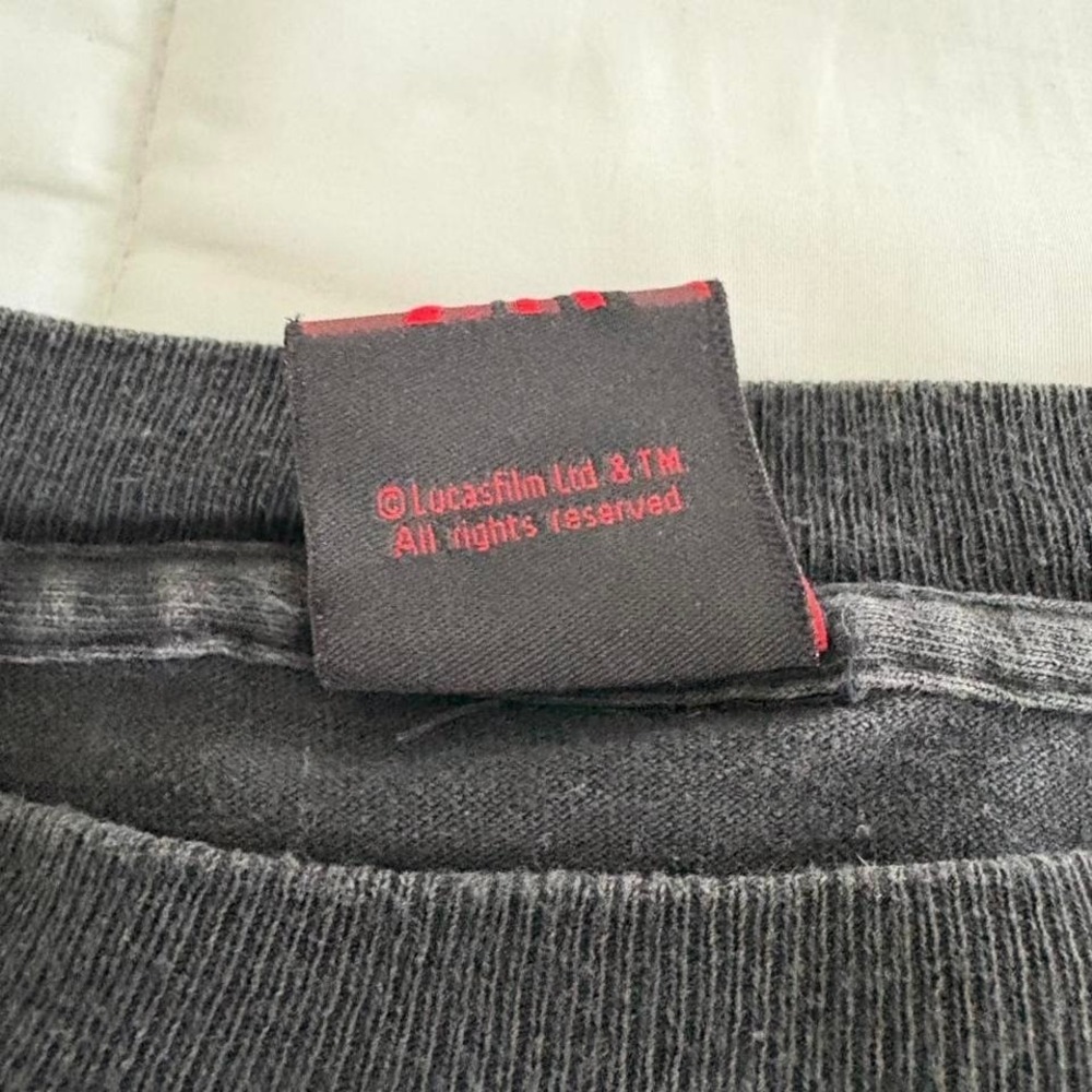 Vintage Star Wars Red Tag JEDI VS SITH Episode 1 Movie Promo Shirt from the 90s - Picture 4 of 7